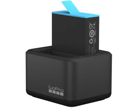 GoPro Dual Battery Charger + Battery for HERO10/9 Black