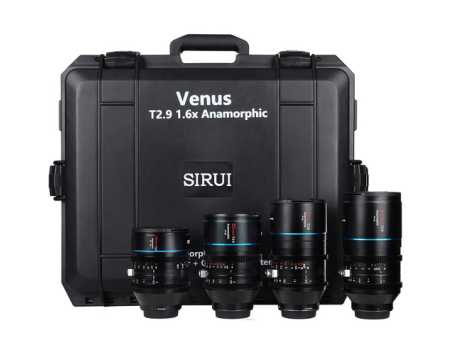Sirui T2.9 1.6x Full-Frame Anamorphic 4-Lens Set (35/50/75/100mm, E-Mount)